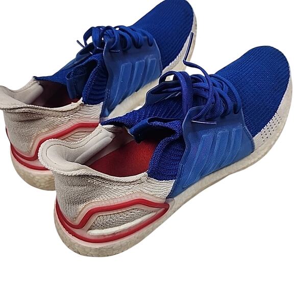 Adidas Mens Ultraboost 19 Blue White Running Athletic Shoes Size 13 US EF1340 - Picture 2 of 12
